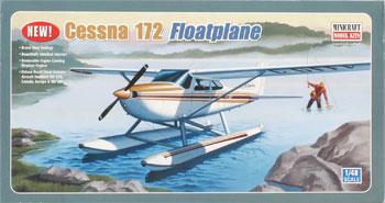 Minicraft Models Cessna 172 with Pontoon -- Plastic Model Airplane Kit -- 1/48 Scale -- #11634
