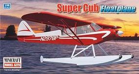 Minicraft Piper Super Cub w/Floats Bush Plane Plastic Model Airplane Kit 1/48 Scale #11663