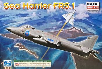 Minicraft Hawker Sea Harrier RAF Plastic Model Airplane Kit 1/144 Scale #14647