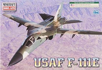 Minicraft F-111 Aardvark USAF Plastic Model Airplane Kit 1/144 Scale #14650