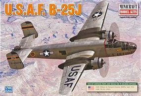Minicraft B-25 H/J USAF Post-War Plastic Model Airplane Kit 1/144 Scale #14653 Minicraft B-25 H/J USAF Post-War Plastic Model Airplane Kit 1/144 Scale #14653