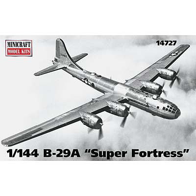 Minicraft B-29A Enola Gay Superfortress Plastic Model Airplane Kit 1/144 Scale #14727