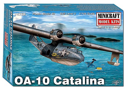 Minicraft OA10A WWII USAAF Search & Rescue Aircraft Plastic Model Airplane Kit 1/144 Scale #14760