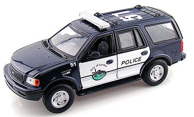 Motor-Max 2000 Ford Expedition XLT Lynden Police Diecast Model Car 1/24 Scale #76903