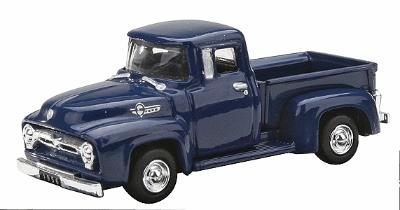Motor Max 1956 Ford F-100 Pickup Truck -- HO Scale Model Railroad Roadway Vehicle -- #8010