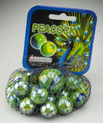 Mega-Marbles Peacock Marbles Marble #77757