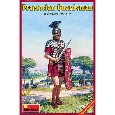 Mini-Art Praetorian Guardsman II Century A.D. Plastic Model Military Figure 1/16 Scale #16006