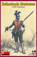 Mini-Art Netherlands Musketeer XVII Plastic Model Military Figure 1/16 Scale #16010 Mini-Art Netherlands Musketeer XVII Plastic Model Military Figure 1/16 Scale #16010