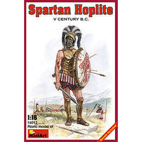 Spartan Hoplite V Century B.C. Plastic Model Military Figure 1/16 Scale #16012