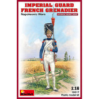 Mini-Art Imperial Guard French Grenadier Napoleonic Wars Plastic Model Military Figure 1/16 #16017 Mini-Art Imperial Guard French Grenadier Napoleonic Wars Plastic Model Military Figure 1/16 #16017
