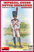Mini-Art Imperial Guard Dutch Grenadier Napoleonic Wars Plastic Model Military Figure 1/16 #16018 Mini-Art Imperial Guard Dutch Grenadier Napoleonic Wars Plastic Model Military Figure 1/16 #16018