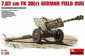 Mini-Art 7.62cm FK39(r) German Field Gun Plastic Model Military Vehicle Kit 1/35 Scale #35104