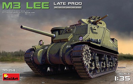 Mini-Art M3 Lee Late Production Tank Plastic Model Tank Kit 1/35 Scale #35214