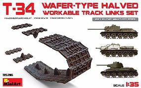 Mini-Art T34 Wafer-Type Halved Workable Track Link Set Plastic Model Military Vehicle 1/35 #35216 Mini-Art T34 Wafer-Type Halved Workable Track Link Set Plastic Model Military Vehicle 1/35 #35216