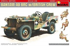 Mini-Art Bantam 40BRC with British Crew Plastic Model Military Vehicle Kit 1/35 Scale #35324 Mini-Art Bantam 40BRC with British Crew Plastic Model Military Vehicle Kit 1/35 Scale #35324