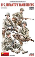 Mini-Art US Infantry Tank Riders Set 1