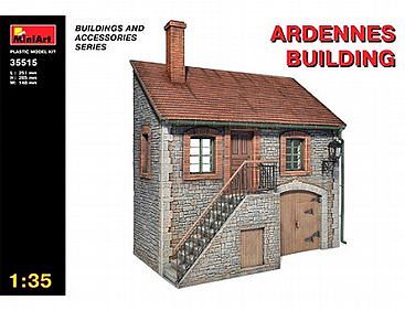 Ardennes Building Plastic Model Diorama Kit 1/35 Scale #35515