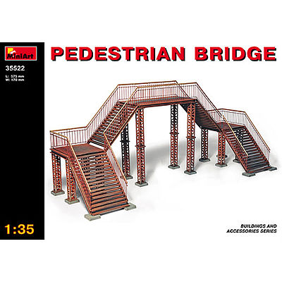 Mini-Art PEDESTRIAN BRIDGE 1-35