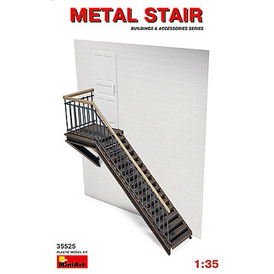 Mini-Art Metal Stair Plastic Model Diorama Kit 1/35 Scale #35525