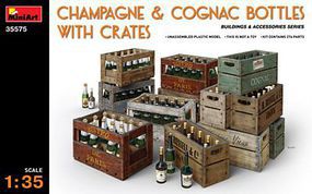 Mini-Art Champagne Cognac Bottles with Crates Plastic Model Diorama Accessory 1/35 Scale #35575 Mini-Art Champagne Cognac Bottles with Crates Plastic Model Diorama Accessory 1/35 Scale #35575