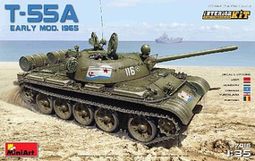 Mini-Art 1/35 T55A Early Mod 1965 Tank w/Full Interior Mini-Art 1/35 T55A Early Mod 1965 Tank w/Full Interior