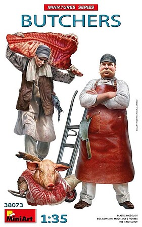 Mini-Art Butchers w/meat 1-35