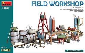 Mini-Art Field Workshop Equipment + Tools 1-48