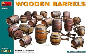 Mini-Art Wooden Barrels 1-48
