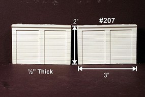 Monroe Retaining wall conc 2/ N-Scale Monroe Retaining wall conc 2/ N-Scale