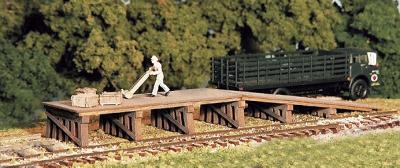 Monroe Railroad Loading Dock Kit N Scale Model Railroad Building Accessory #9203