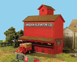 Monroe Langdon Coal Elevator Kit N Scale Model Railroad Building #9215