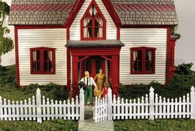 Monroe Ornate Picket Fence 336 Scale Feet Total N Scale Model Railroad Building Accessory #9308