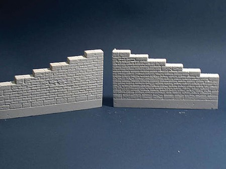 Monroe Wing Walls pair - O-Scale