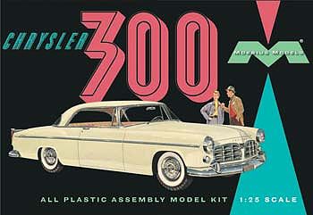 Moebius 1955 Chrysler C300 Plastic Model Car Kit 1/25 Scale #1201