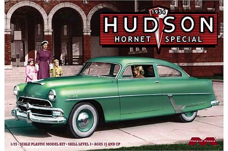 Moebius 1954 Hudson Hornet Special Plastic Model Car Kit 1/25 Scale #1214