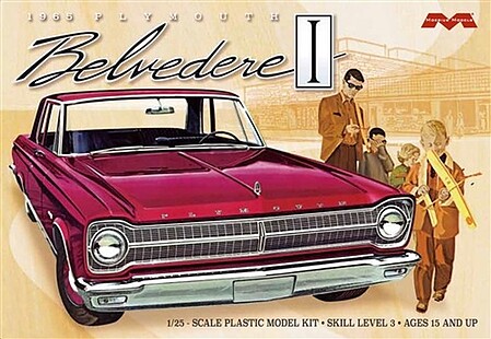 Moebius Models 1215 1/25 1965 Plymouth Satellite Build Review