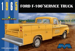 Moebius 1965 Ford F100 Service Truck (Ltd Prod) Plastic Model Truck Kit 1/25 Scale