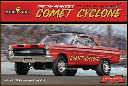 Moebius Dyno Don Nicholsons 1965 A/FX Mercury Comet Cyclone Plastic Model Vehicle Kit 1/25 #1238
