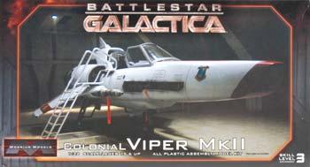 Moebius Battlestar Galactica Viper MKII Science Fiction Plastic Model Kit #912