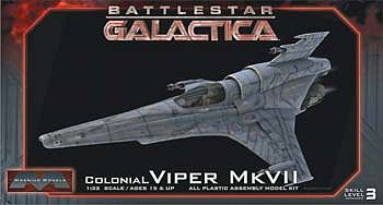 Moebius Battlestar Galactica Viper MKVII Science Fiction Plastic Model Kit 1/32 Scale #916