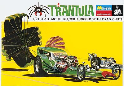 Monogram Trantula Plastic Model Car Kit 1/24 Scale #854298