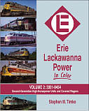 Morning-Sun Erie Lackawanna Power In Color Volume 2 #3301 - 8454 Model Railroading Book #1516