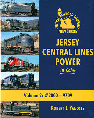 Morning-Sun Jersey Central Lines Power in Color Volume 2 #2000-9709 Model Railroading Book #1568