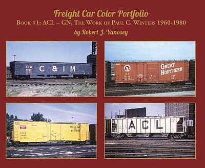 Morning-Sun Freight Car Portfolio #1-ACL-GN, The Work of Paul C. Winters 1960-80 Softcover 96 Pages Color
