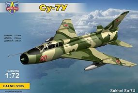 Modelsvit Su7u Soviet Training Aircraft (New Variant) Plastic Model Airplane Kit 1/72 Scale #72005 Modelsvit Su7u Soviet Training Aircraft (New Variant) Plastic Model Airplane Kit 1/72 Scale #72005