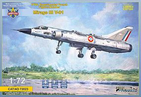 Modelsvit Mirage III V01 Experimental Fighter/Bomber Plastic Model Airplane Kit 1/72 Scale #72023 Modelsvit Mirage III V01 Experimental Fighter/Bomber Plastic Model Airplane Kit 1/72 Scale #72023