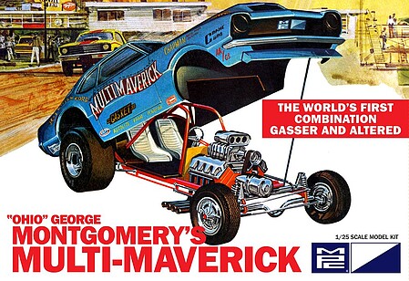 MPC 1/25 Ohio George Montgomerys Multi-Maverick Gasser/Altered Funny Car