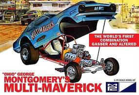 MPC 1/25 Ohio George Montgomery's Multi-Maverick Gasser/Altered Funny Car