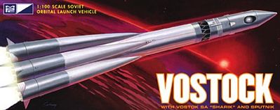 MPC Vostok Rocket Plastic Model Space Craft 1/100 Scale #792