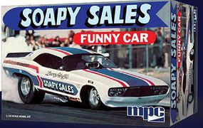 Dodge Challenger Soapy Sales Funny Car Plastic Model Car Kit 1/25 Scale #831
